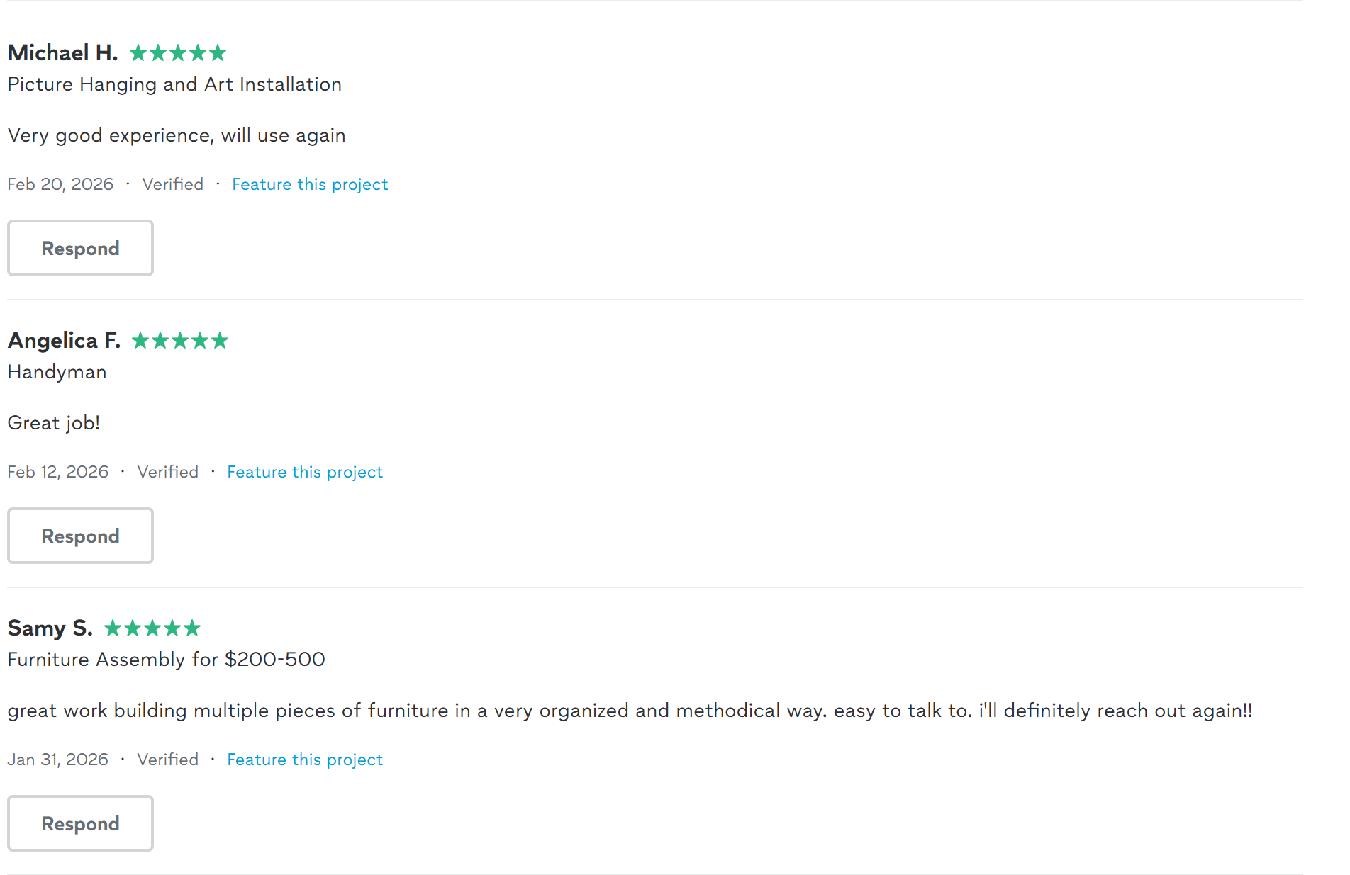 Customer review screenshot 1